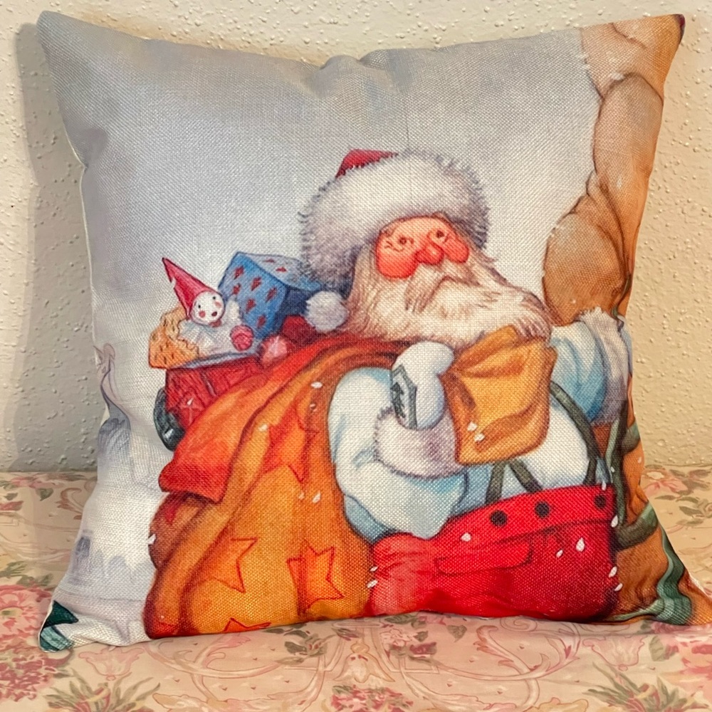 New Christmas Snowman Decorative Throw Pillow
